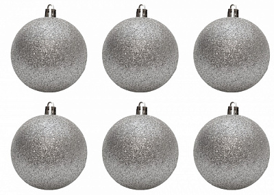 Набор елочных шаров 892319 d 80 мм 6 шт./уп.