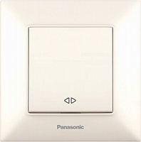 Выключатель перекрестный одноклавишный Panasonic Arkedia Slim 10 А 250В кремовый 480100202
