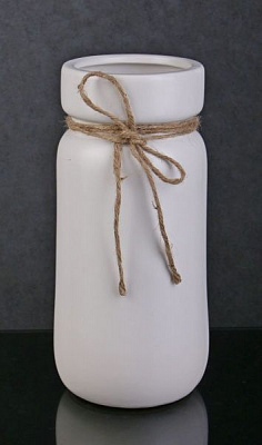 Ваза Classic 13,5х13,5х28,5 см біла