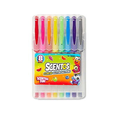 Набір ароматизованих ручок Scentos Мерехтливі кольори 25012