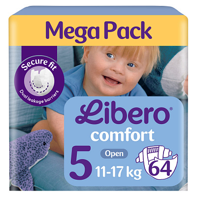 Подгузники Libero Comfort 5 11-17 кг 64 шт.