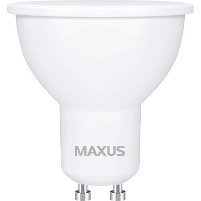 Лампа светодиодная Maxus 5 Вт MR16 матовая GU10 220 В 3000 К 1-LED-717 