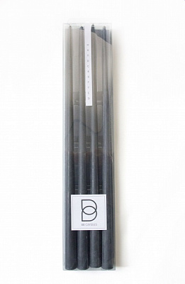 Набор свечей black 45 см 4 шт.