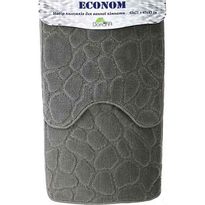 Набір килимків Dariana Econom JD 664 сірий