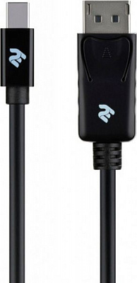 Кабель 2E подовжувач 2 м чорний (2E-W1704) Mini DisplayPort - DisplayPort