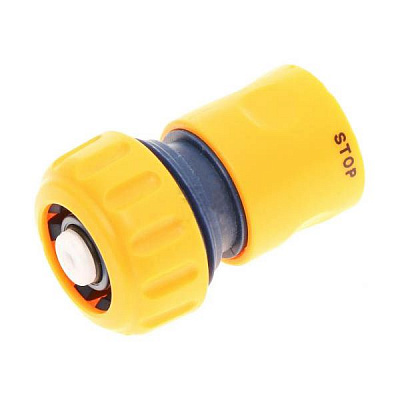 Конектор для шлангу 3/4 Expert Garden DY8030 з аквастопом
