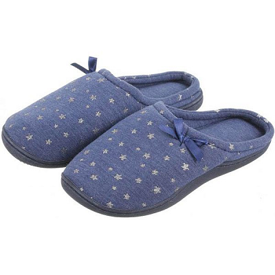 Обувь домашняя женская La Nuit Home Звездные р. 36-37 темно-синяя