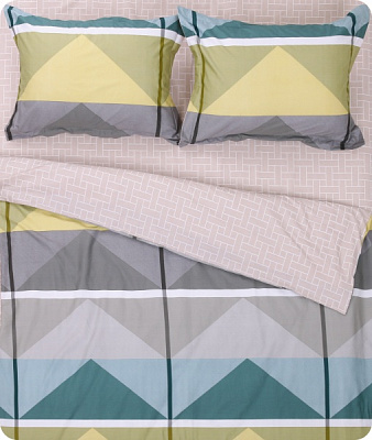 Комплект постільної білизни Мораль 1,5 різнокольоровий Homeline