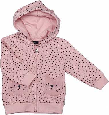 Худі для дівчинки Blue Seven Котик р.80 рожевий 957061 X * 98