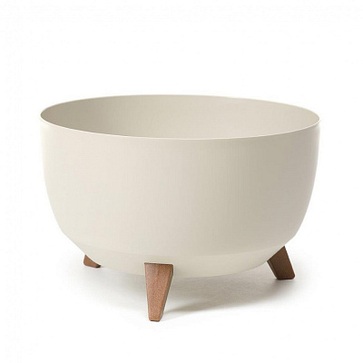 Вазон пластик ROMA круглый хлопок 12,4 л Ламела (9147984)