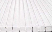 Поликарбонат сотовый Sototherm 1УФ ПК 6 мм 2000x1050 мм прозрачный