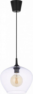 Світильник підвісний TK Lighting CORAL 1x60 Вт E27 чорний 4017