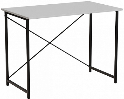 Стол Line Лайт 1000x500x16 мм белый/черный 