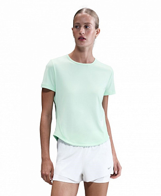 Майка Nike W NK TEMPO SWSH HBR DF SS TOP HV2772-353 р.M зеленый