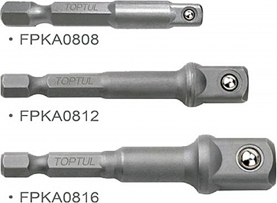 Набор переходников перехідників під шуруповерт (1/4