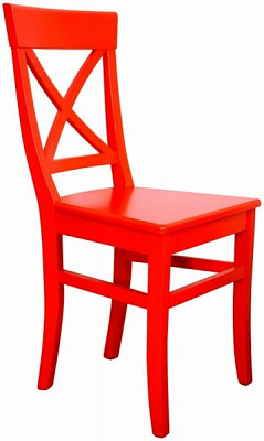 Стілець обідній Генрі червоний/червоний