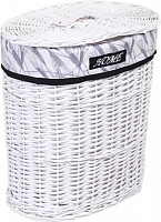 Корзинка плетеная Tony Bridge Basket с текстилем 44х30х48 см HQN20-2CD-2 