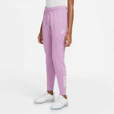 Брюки Nike W NSW AIR PANT FLC MR CZ8626-591 р. XL сиреневый