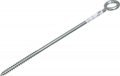 Шуруп универсальный с C-крюком 8x240 мм 1 шт белый цинк Expert Fix