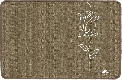 Килимок Dariana Льон 45x75 см троянда