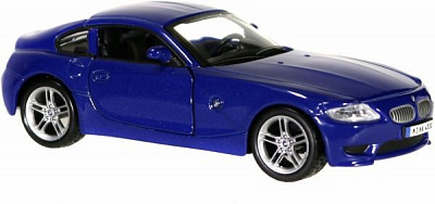 Автомодель Bburago 1:32 BMW Z4 M COUPE синій металік сріблясто сірий 18-43007
