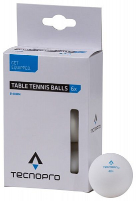 Мячи для настольного тенниса TECNOPRO 0_star_TT-Ball_-_6 AW1920 C/O 6шт. 253162-001 
