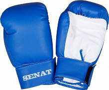 Боксерские перчатки SENAT 6oz 1543-blk/bl синий