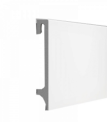 Плинтус ESPUMO 120 501 VOX белый мат 16х120х2400 мм 