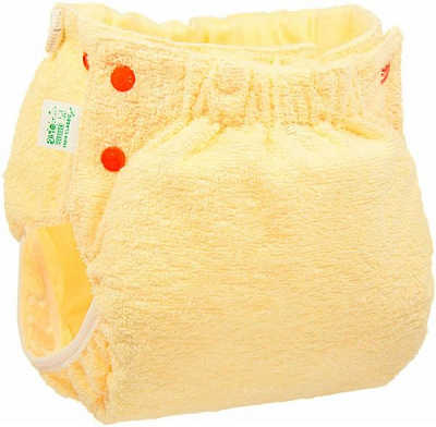 Багаторазовий підгузок Эко Пупс Active Classic 76-87 р. 12-17 кг з вкладишем жовтий