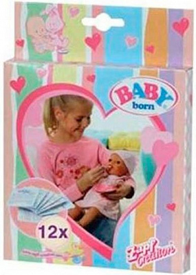 Іграшка Zapf каша для ляльки BABY BORN (12 пакетиків) 779170 779170