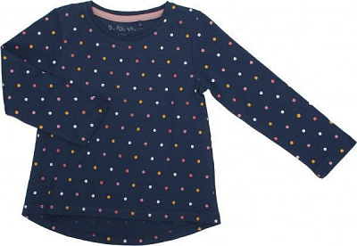 Футболка для дівчаток 5.10.15. 3H3930 р.98 темно-синій