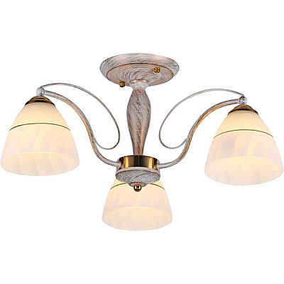 Люстра потолочная Blitz 8002-43 3x60 Вт E27 античный белый 