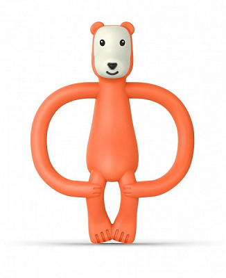 Прорізувач Matchstick Monkey Ведмідь помаранчевий 11 см (MM-B-001)