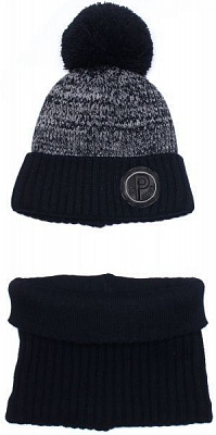 Шапочка детская унисекс Pompona р.48-50 серый 20 Z P 42 k ПП 