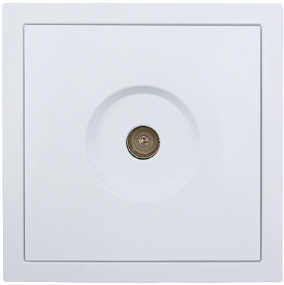 Механизм розетки TV оконечная HausMark Juna IP20 белый