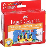Фарба гуашева 12 кольорів 15 мл 161112 Faber-Castell