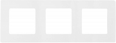 Рамка трехместная Legrand Etika вертикальная белый 672503