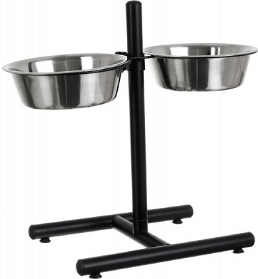 Набор мисок Koopman для животных на подставке 2 шт. 3,6л металл A12650060