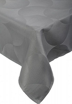 Скатерть 140x180 см серый Home Beyond 