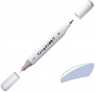 Маркер двусторонний Graph'it GI89104 холодный серый 4 