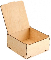 Скринька дерев'яна з кришкою 2725021 18х18х8 см Rosa Talent 