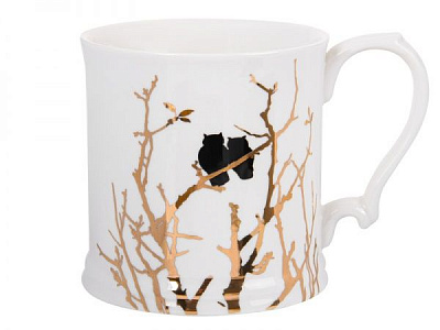 Чашка для чая Золотые Совушки 380 мл 924-660 Lefard