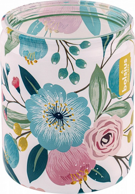Свеча в стакане Bolsius Flowers 82/68 аромат лаванда 