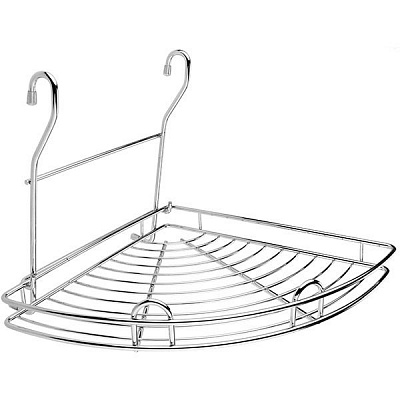 Полка одинарная маленькая 310x275x240 мм хром