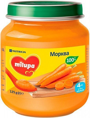 Пюре Milupa «Морква»