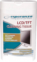 Серветки очищувальні Esperanza ES106 LCD/TFT wet screen cleaning tiss ues wet cleaning tissues (ES106) 