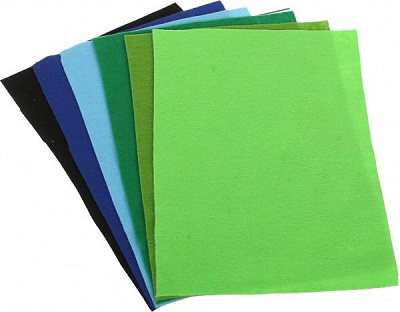 Набір фетру Природа 6 кольорів 1,2–1,4 мм, 30 х 20 см