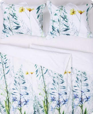 Комплект постільної білизни priority sa білий із зеленим Vandyck