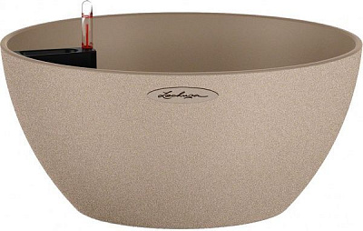 Вазон декоративный Lechuza Cubeto Color 40 круглый 3/11,5л светло-бежевый (13841) 