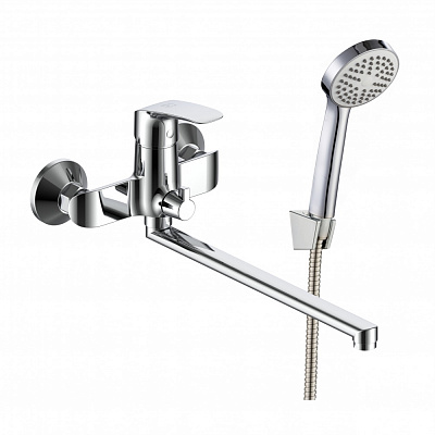 Смеситель для ванны RJ VIVO L-вилив, хром